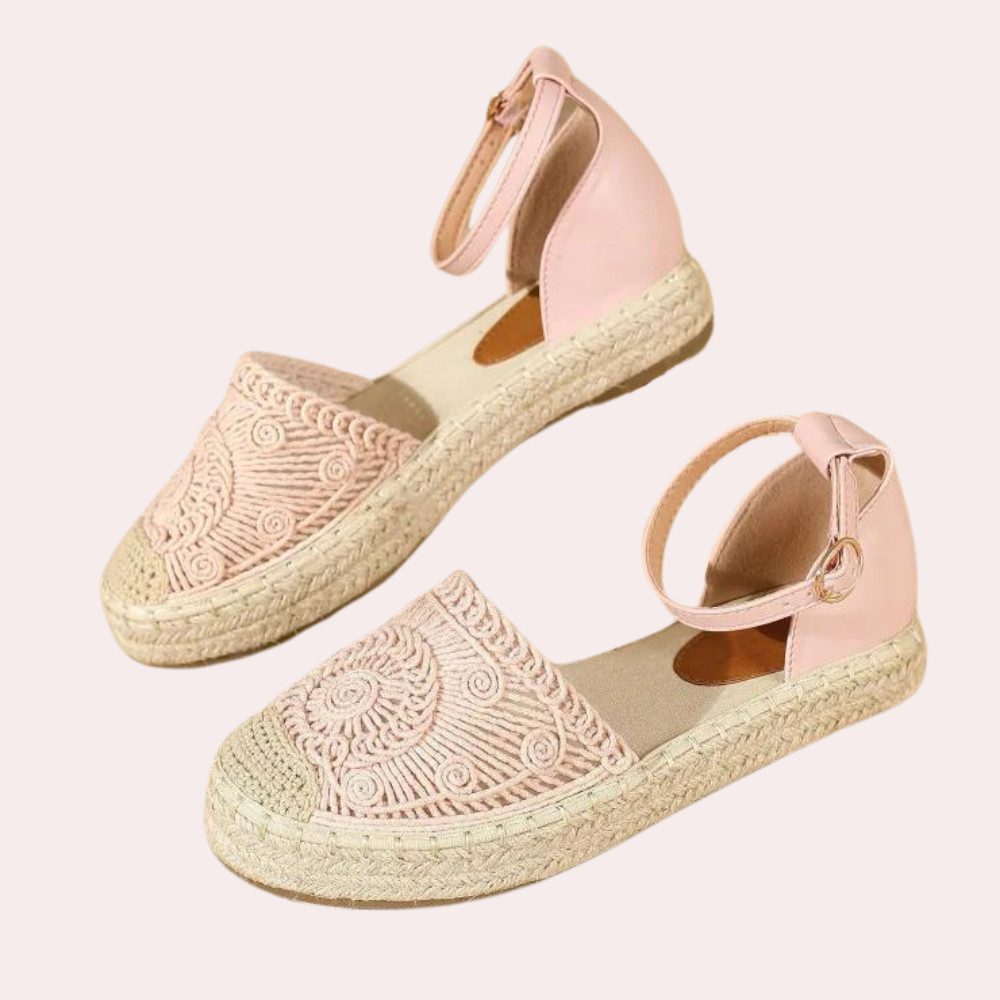 Fleur - Lace Espadrille Sandals
