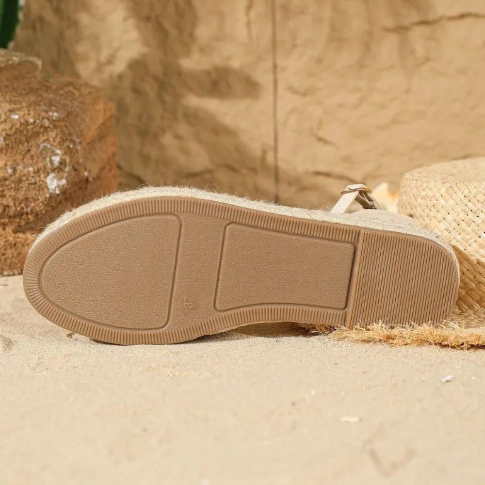 Fleur - Lace Espadrille Sandals