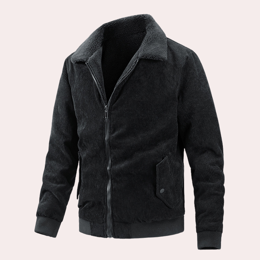 Trent - Corduroy Zip Jacket