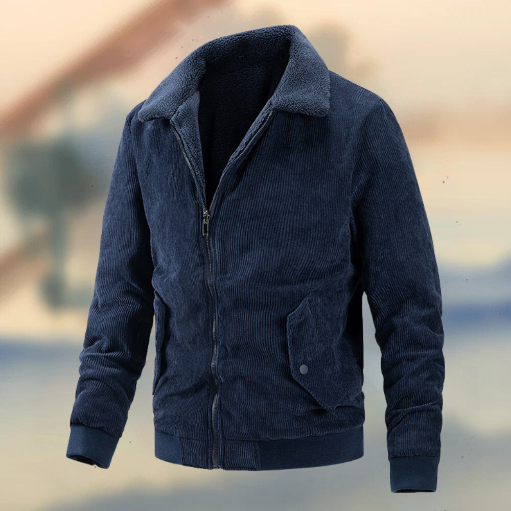 Trent - Corduroy Zip Jacket