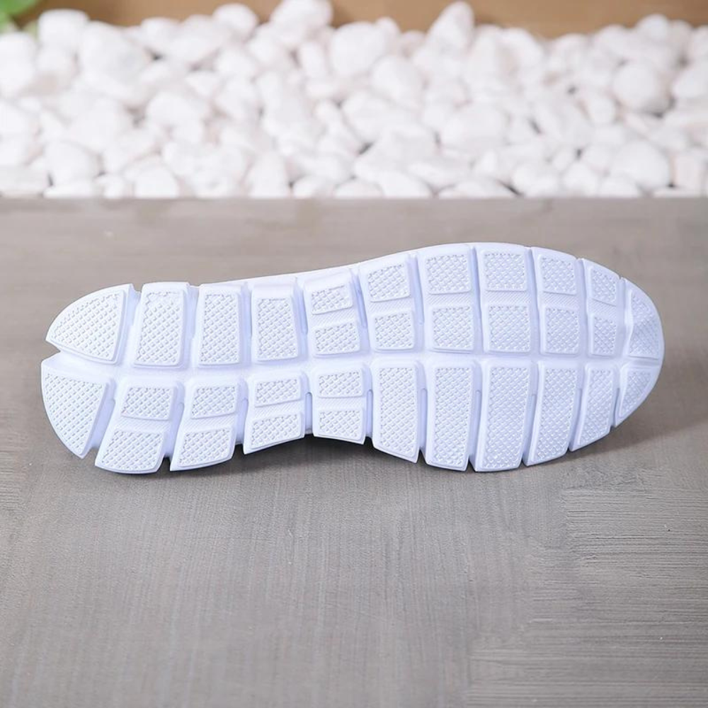 Zinnia - Knit Lace up Trainers