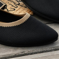 Regina - Knit Mary Jane Flats