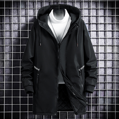 Reece - Ombre Hooded Jacket — Black