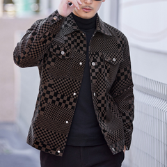 Hector - Checkerboard Overshirt — Brown