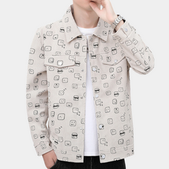Conrad - Printed Denim Jacket