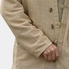 Walter - Linen Hooded Shirt Jacket