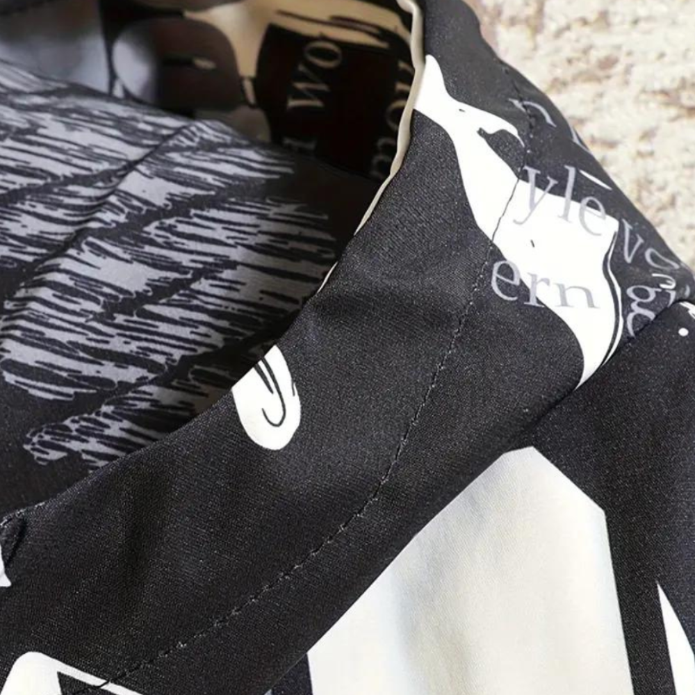 Spencer - Graffiti Print Hooded Jacket