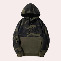 Quentin - Camo Colour Block Hoodie
