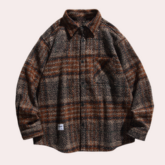 Grady - Plaid Overshirt — Brown