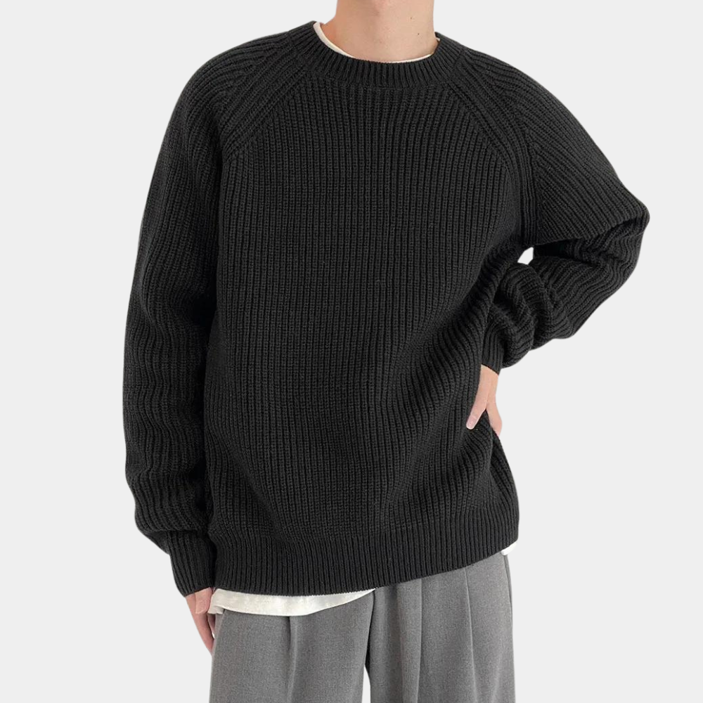 Malcolm - Chunky Knit Crew Jumper