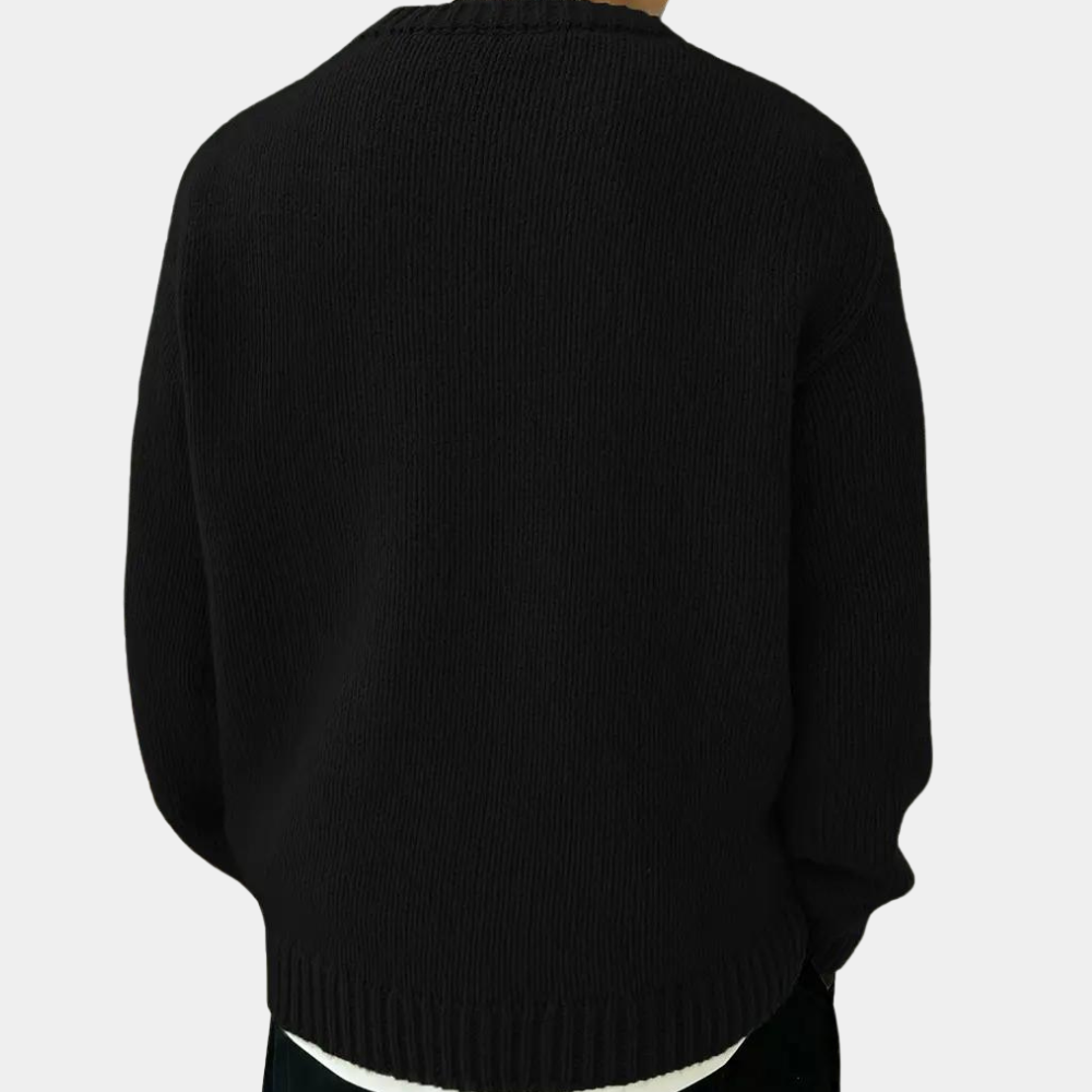 Malcolm - Chunky Knit Crew Jumper