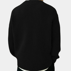Malcolm - Chunky Knit Crew Jumper