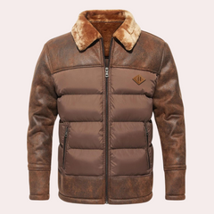 Clifford - Padded Jacket with Fur Collar