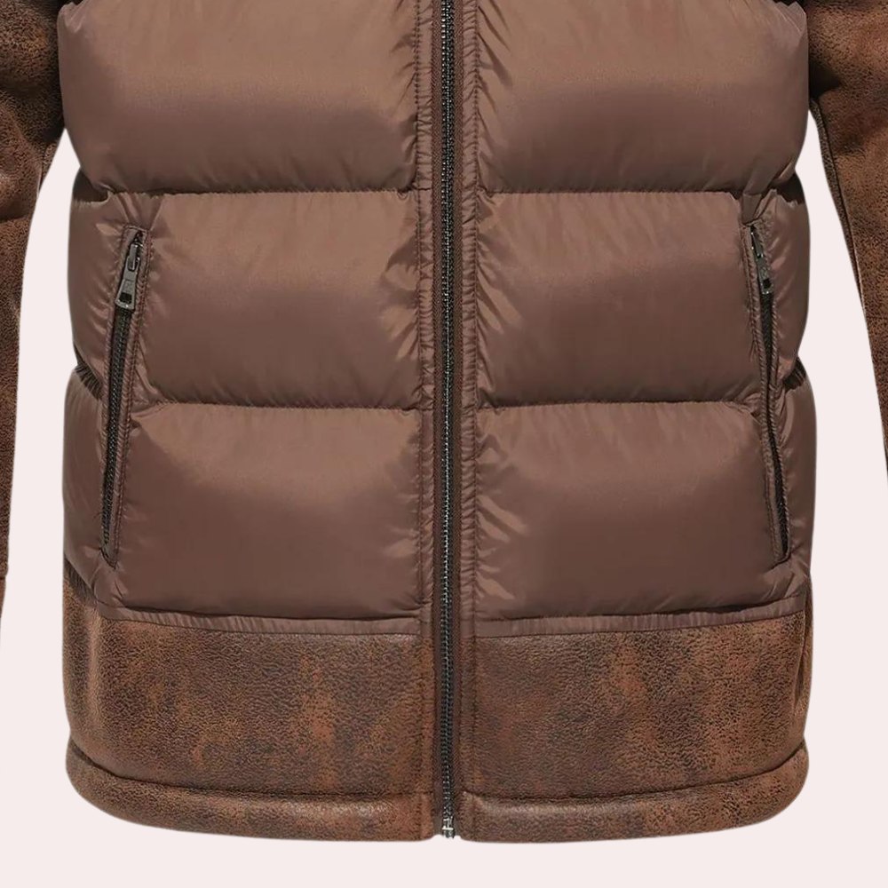 Clifford - Padded Jacket with Fur Collar