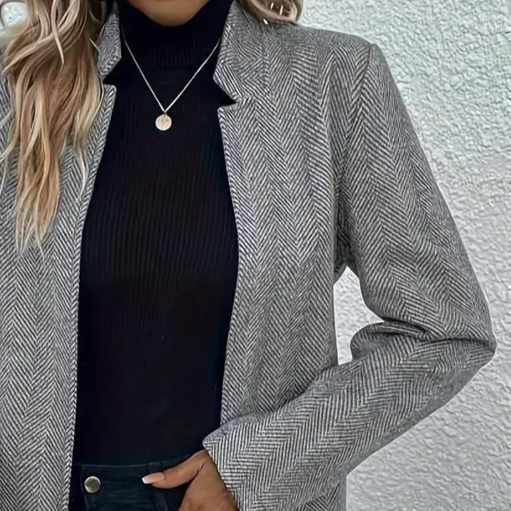 Myrtle - Grey Longline Blazer