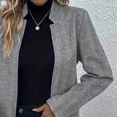 Myrtle - Grey Longline Blazer