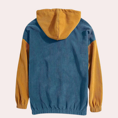 Sterling - Corduroy Colour Block Hoodie