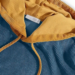 Sterling - Corduroy Colour Block Hoodie