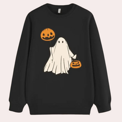 Herbert - Ghost Print Sweatshirt — Black