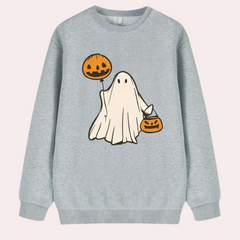 Herbert - Ghost Print Sweatshirt — Grey