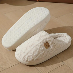 Sabine - Fluffy Bear Slippers
