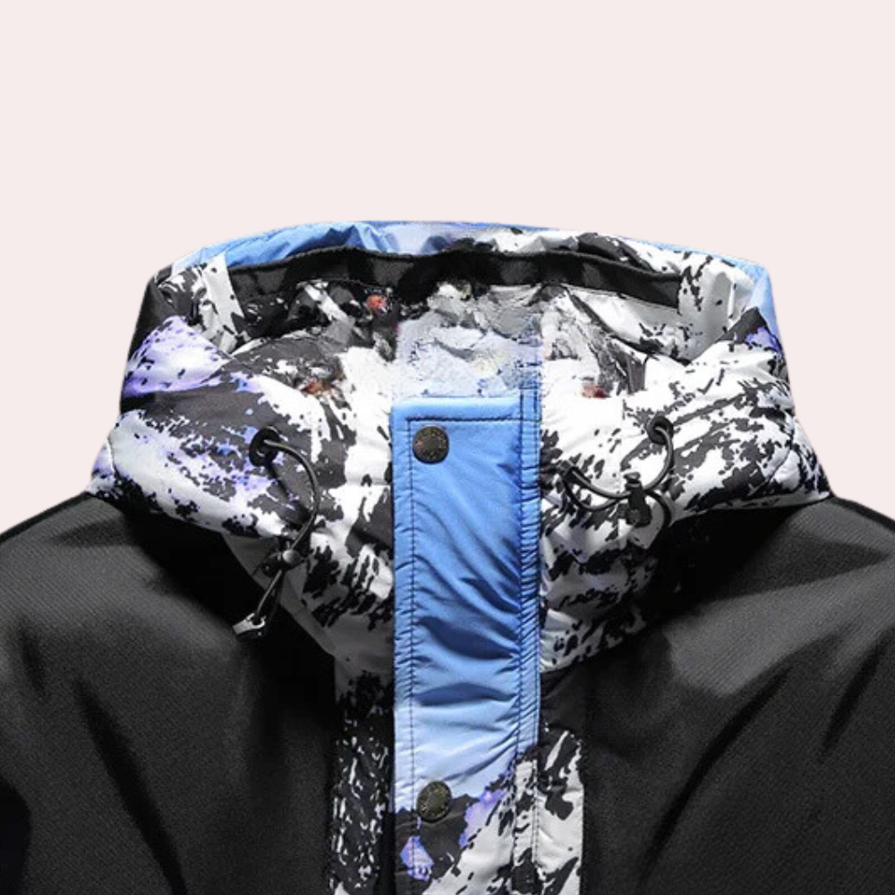 Tobias - Mountain Print Ski Jacket