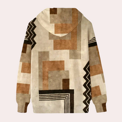 Gabriel - Geometric Print Hoodie