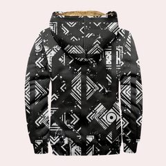 Stefan - Aztec Sherpa Lined Jacket