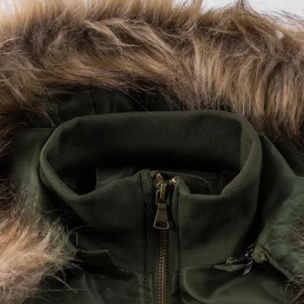 Trevor - Bomber with Fur Trim Hood