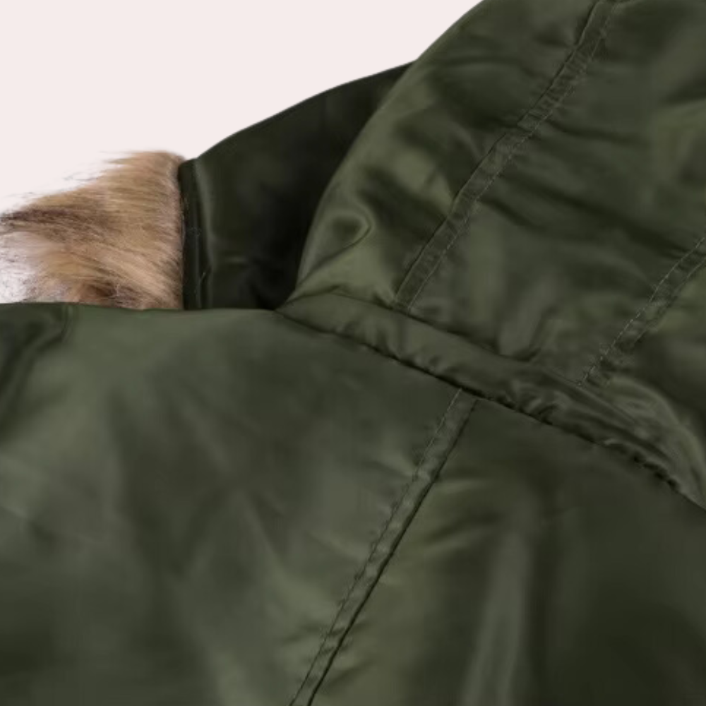 Trevor - Bomber with Fur Trim Hood
