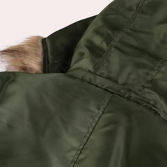 Trevor - Bomber with Fur Trim Hood