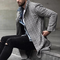 Gavin - Check Long Coat