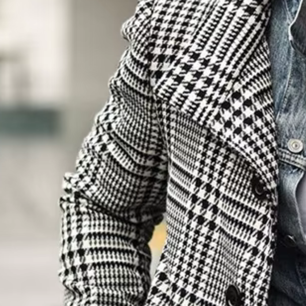 Gavin - Check Long Coat