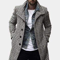 Gavin - Check Long Coat