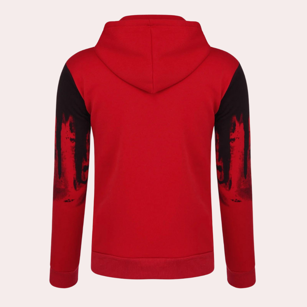 Kenneth - Hoodie with Faded Print