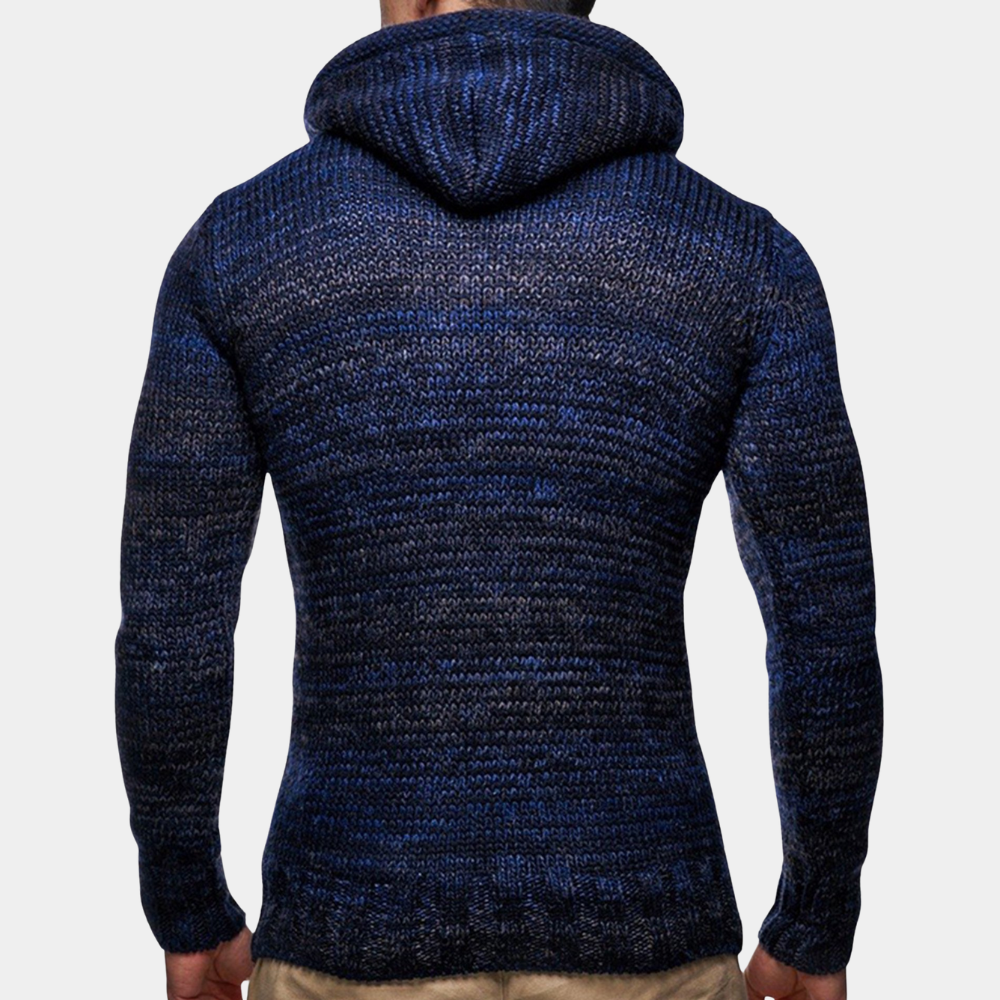 Spencer - Marl Toggle Hooded Jumper