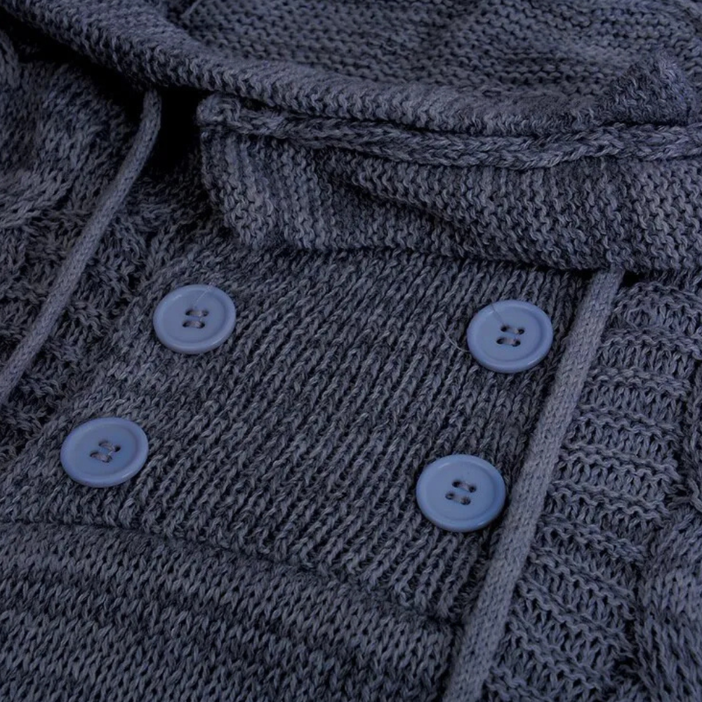 Spencer - Marl Toggle Hooded Jumper