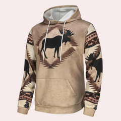 Weston - Aztec Print Hoodie