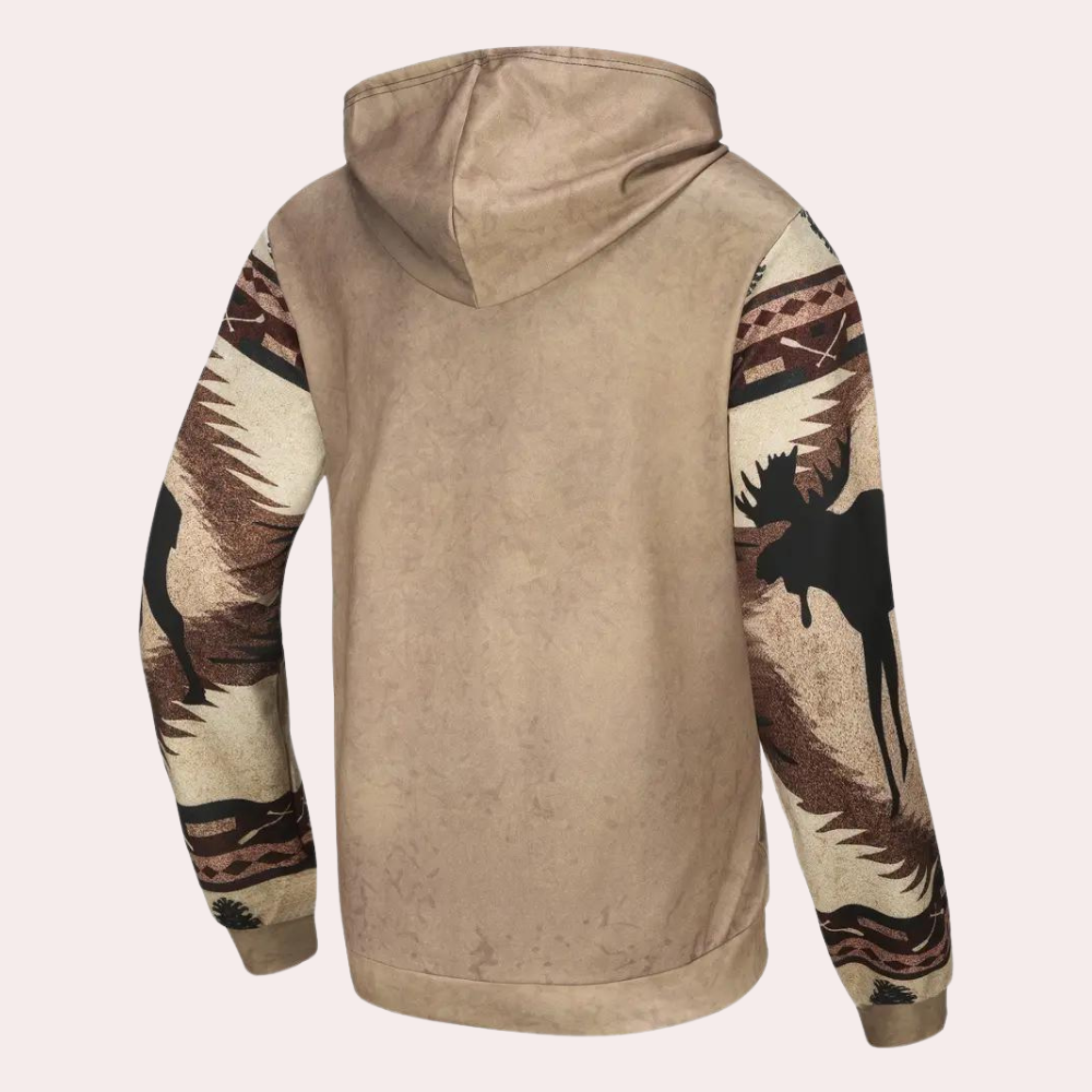 Weston - Aztec Print Hoodie