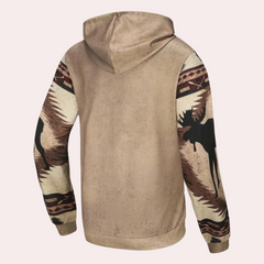 Weston - Aztec Print Hoodie