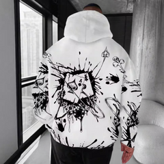 Chester - Graffiti Print Hoodie