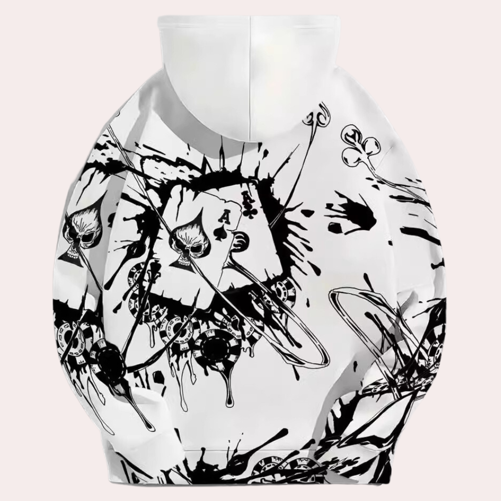 Chester - Graffiti Print Hoodie