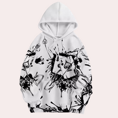Chester - Graffiti Print Hoodie