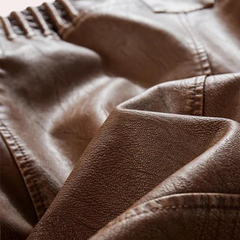 Fletcher - Quilted Sleeve Leather Jacket