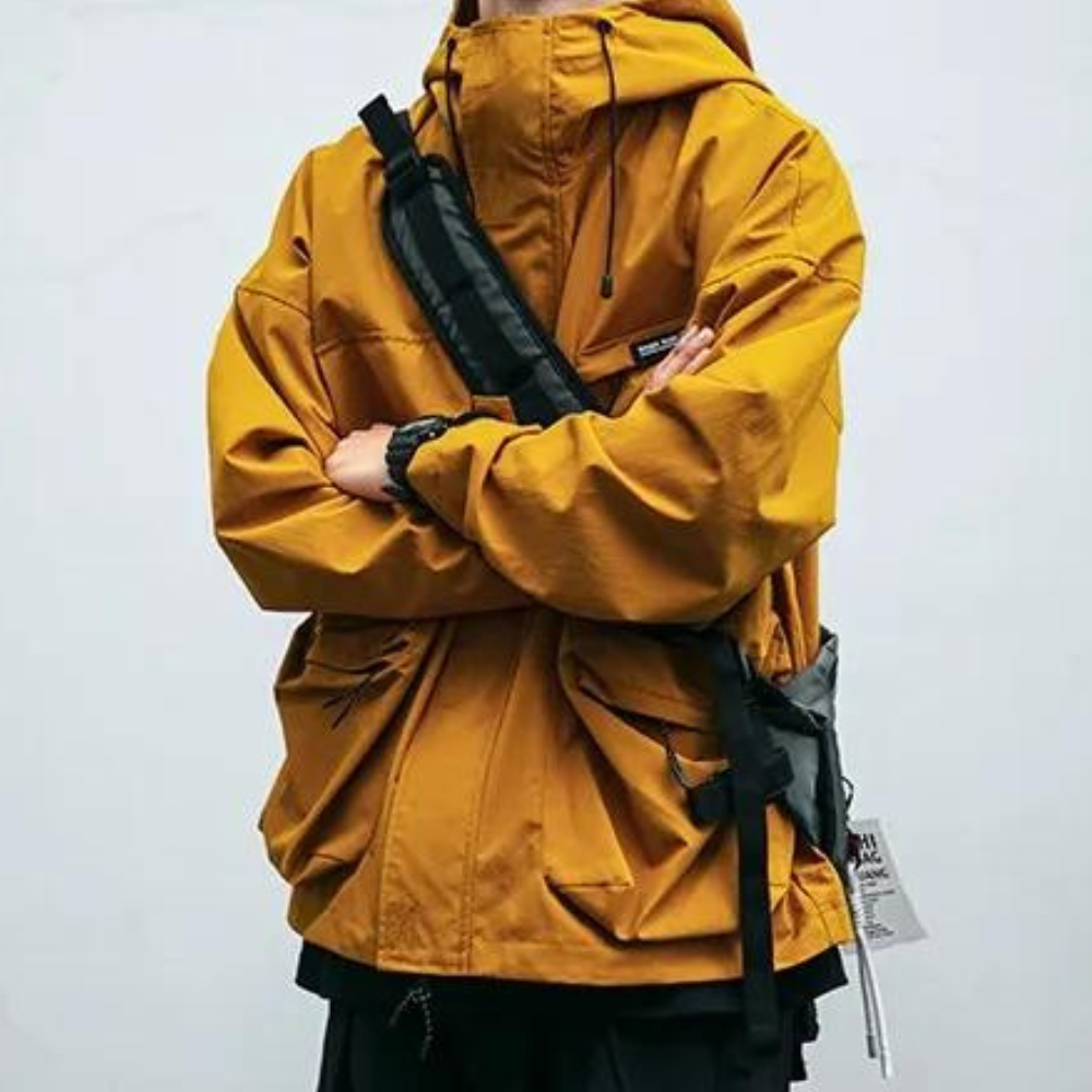 Reginald - Hooded Windbreaker with Pockets