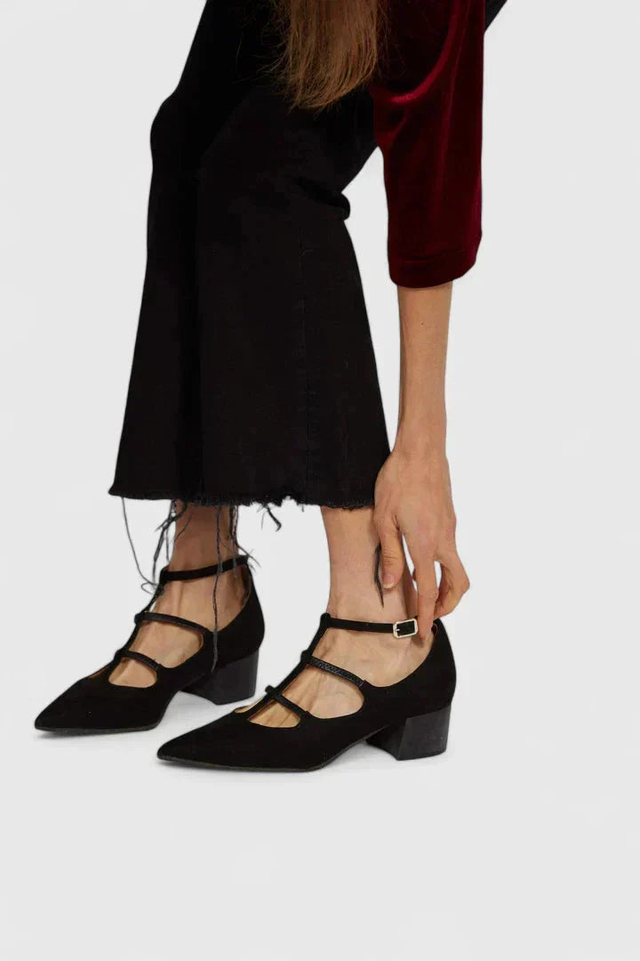 Hyacinth - Caged T-Bar Heels