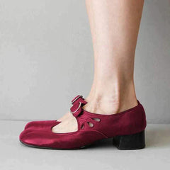 Clementine - Mary Jane Flats with Buckle