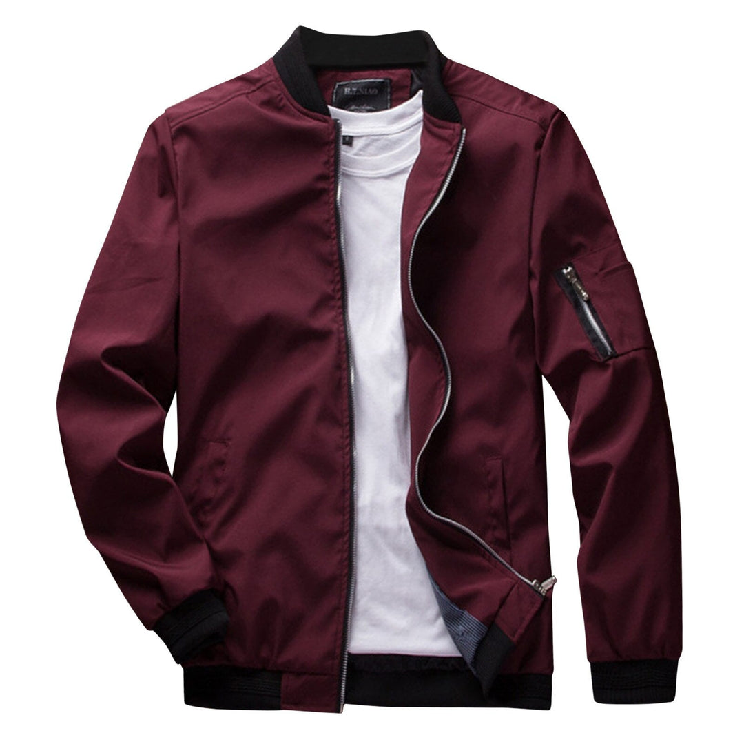 Victor - Lightweight Bomber Jacket — Red