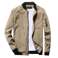 Victor - Lightweight Bomber Jacket — Khaki