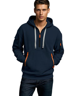 Roderick - Half Zip Hoodie with Pocket